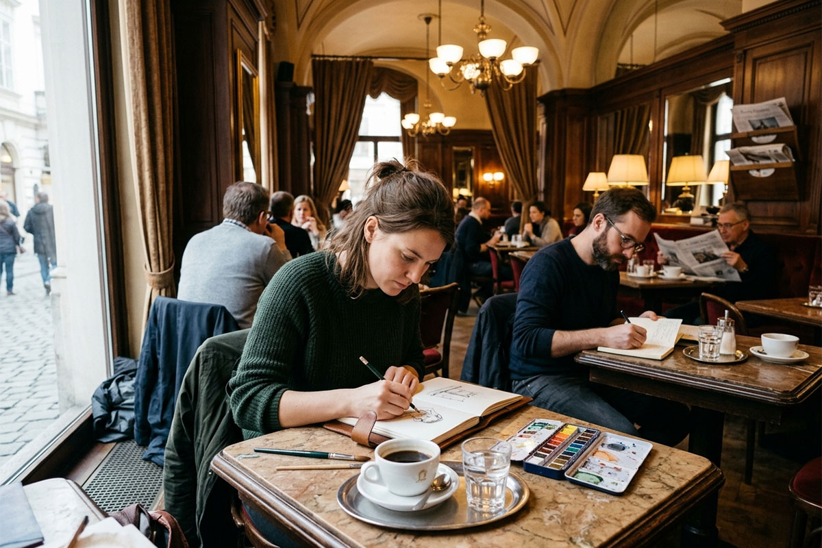 The Influence of Viennese Coffeehouse Culture on Art
