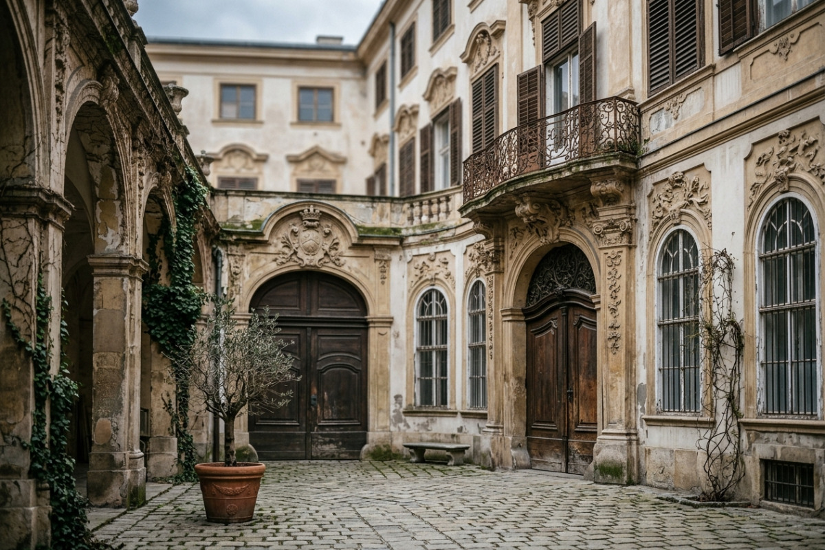 Forgotten Corners of Hofburg Palace Courtyards
